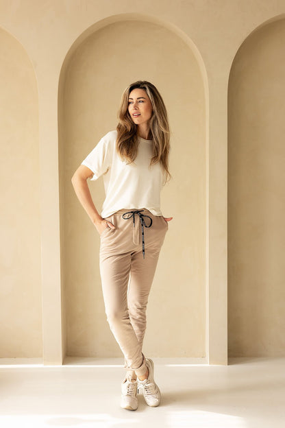Loungewear: Spring Sweatpants SAND CLEARANCE SALE - Mii - Estilo