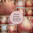 Romantic Pink and Red Floral Backdrop – Elegant Blossom Arch with Soft Pastel Gradient Wall - Mii - Estilo