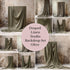 Sage Draped Linen Backdrop – Old World Textured Wall Fine Art Digital Background - Studio Mulder