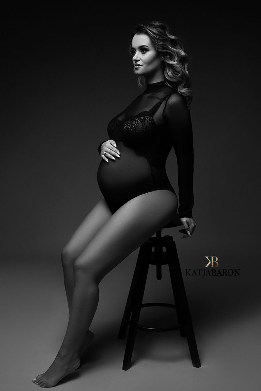 Vivian Maternity Bodysuit - Black CLEARANCE SALE - Mii-Estilo