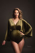 Aubrieta Maternity Bodysuit Olive - Mii-Estilo.com