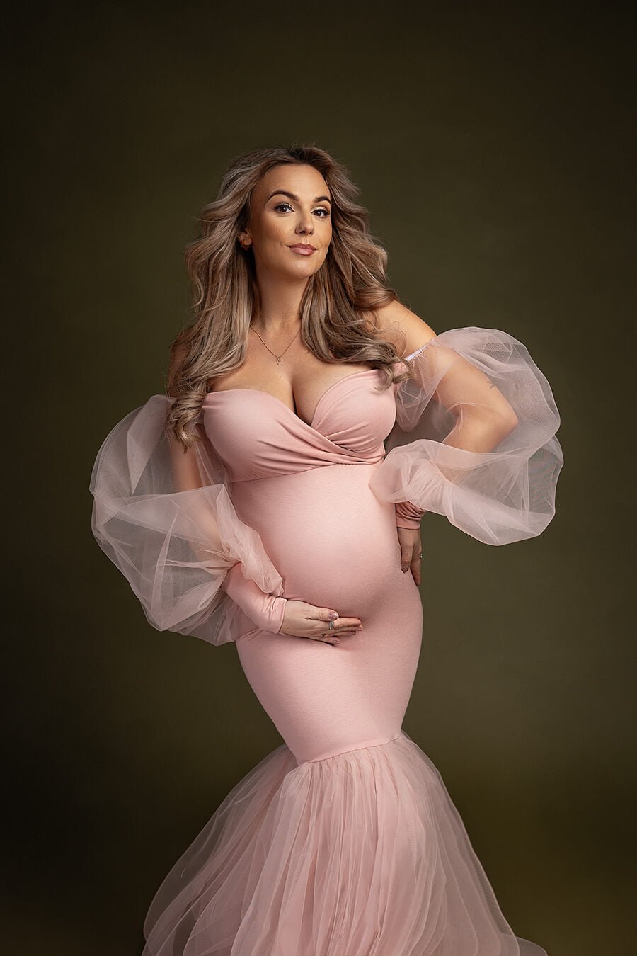 Bluebell Maternity Photoshoot Dress - Mii-Estilo