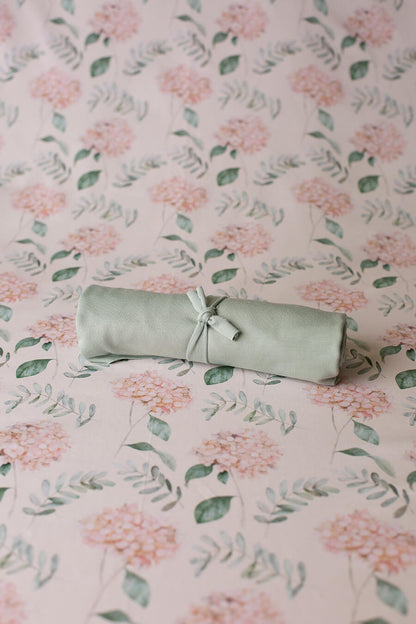 Bundle Newborn Backdrop - Muave, Soft Flower &amp; Azur (incl. newborn wrap) - Mii-Estilo.com