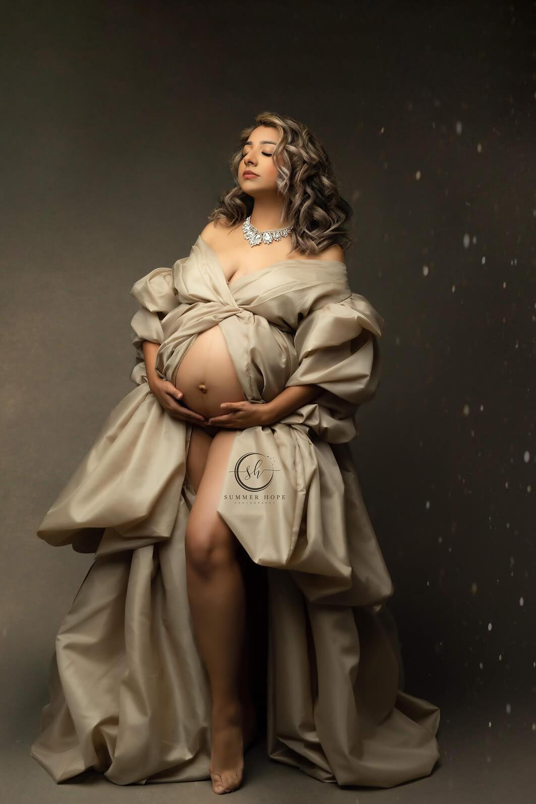 Capucine Maternity Dress - Sand - Mii-Estilo.com