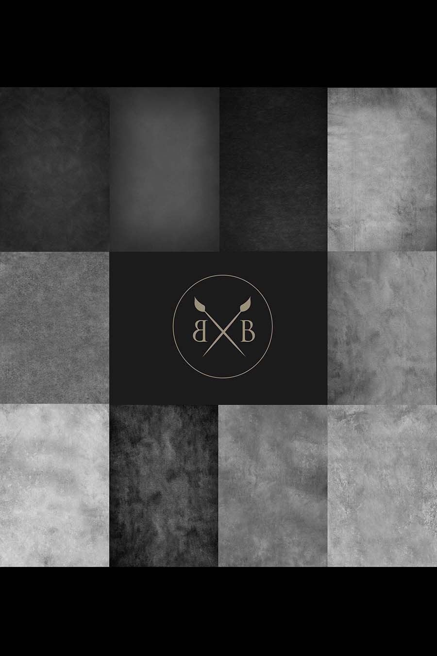 Digital Backdrop Dark Grey Graphite Collection by Bespoke Textures - Mii-Estilo.com