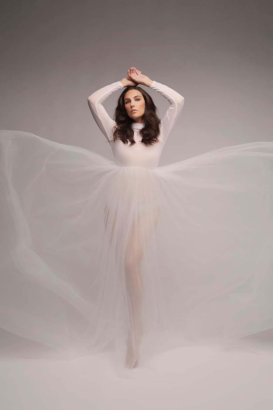 Elena Maternity Dress - Off White - Mii-Estilo.com