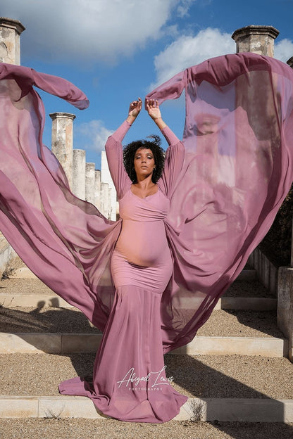 Freesia Maternity Dress - Redwood CLEARANCE SALE - Mii-Estilo.com