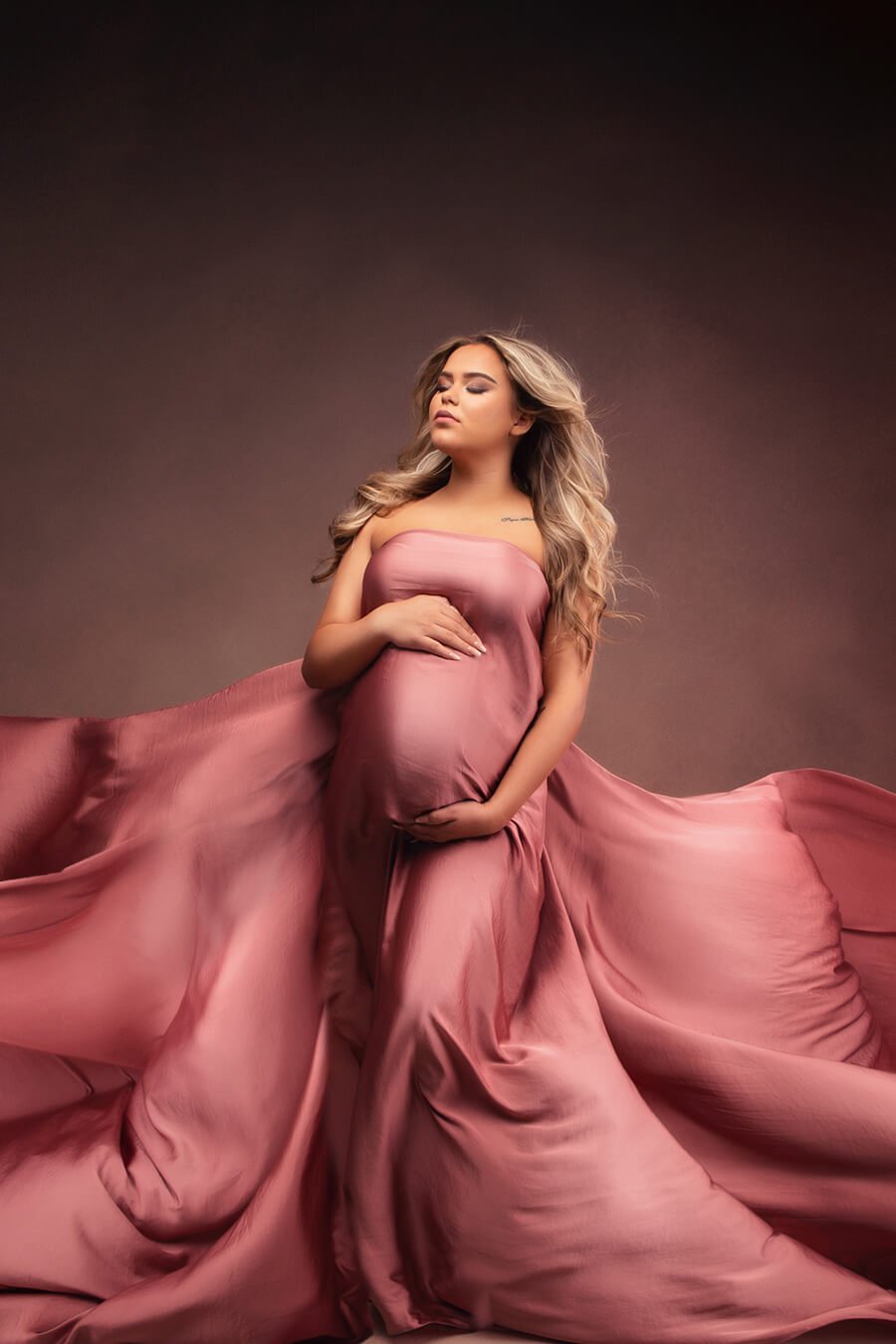 Silky Scarf Old Pink (4 meter) - Mii-Estilo.com