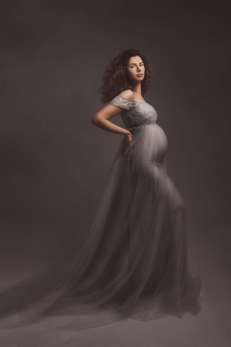 Strelitzia Maternity Set - Cool Grey - Mii-Estilo.com